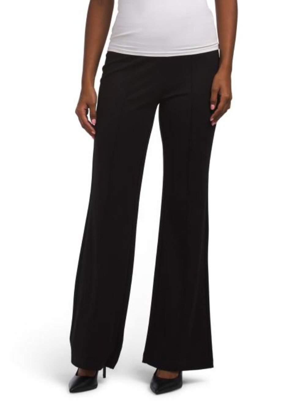 MAX STUDIO LONDON Ponte Slim Bootcut Pants